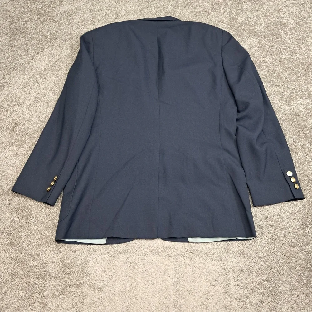 VTG Hart Schaffner Marx Jack Nicklaus Mens Blue Two Button Blazer Sport Coat
